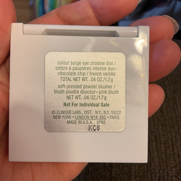 Clinique Colour Surge Eye Shadow chocolate chip French vanilla, Pink Blush New - Picture 8 of 8